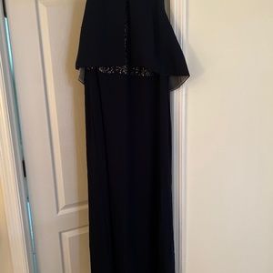 Evening dress midnight blue